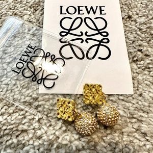 Everyday is a  Disco Day ✨Loewe Anagram Crystal Ear-drops ❤️